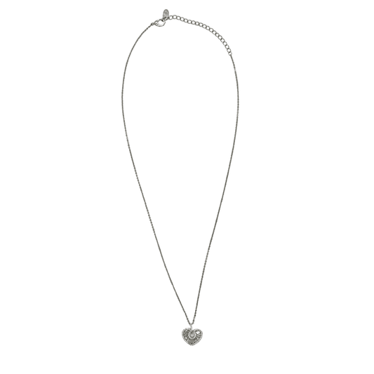 Bejeweled Heart Necklace