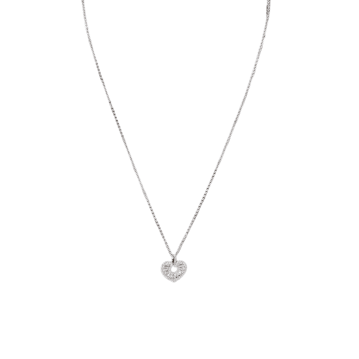 Bejeweled Heart Necklace