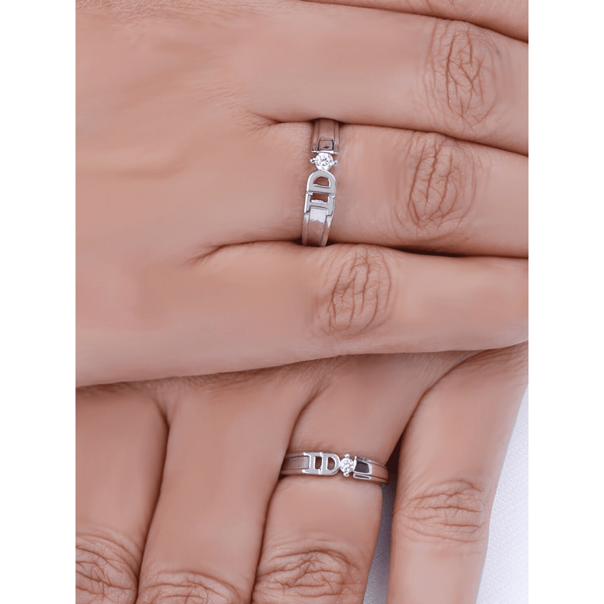 Locked In Love Couple Rings
