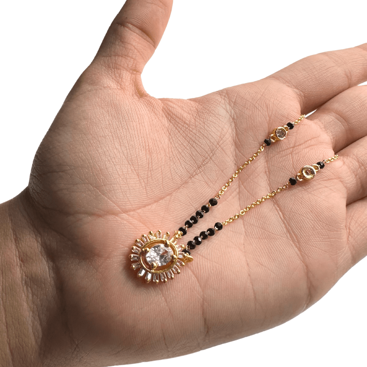 Starburst Solitaire Mangalsutra