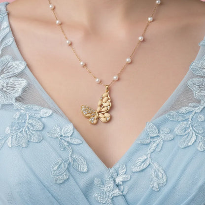Whisperfly Golden Necklace