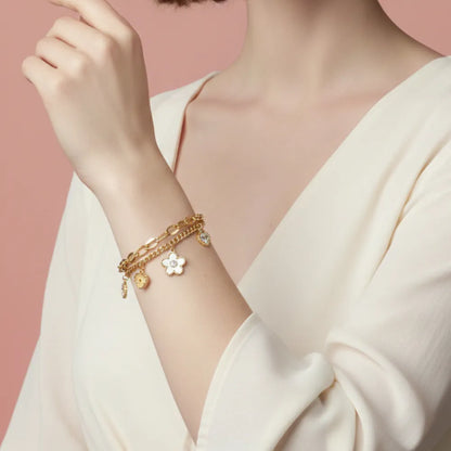 Heart flora Bracelet