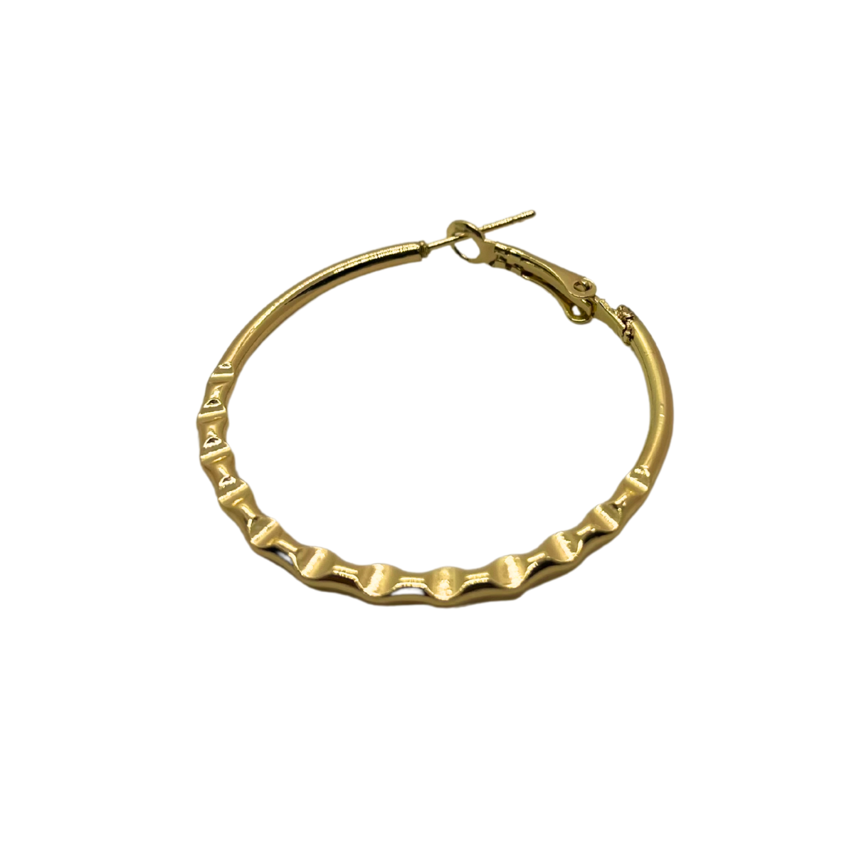 Golden Cypher Hoops