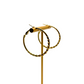 Golden Cypher Hoops