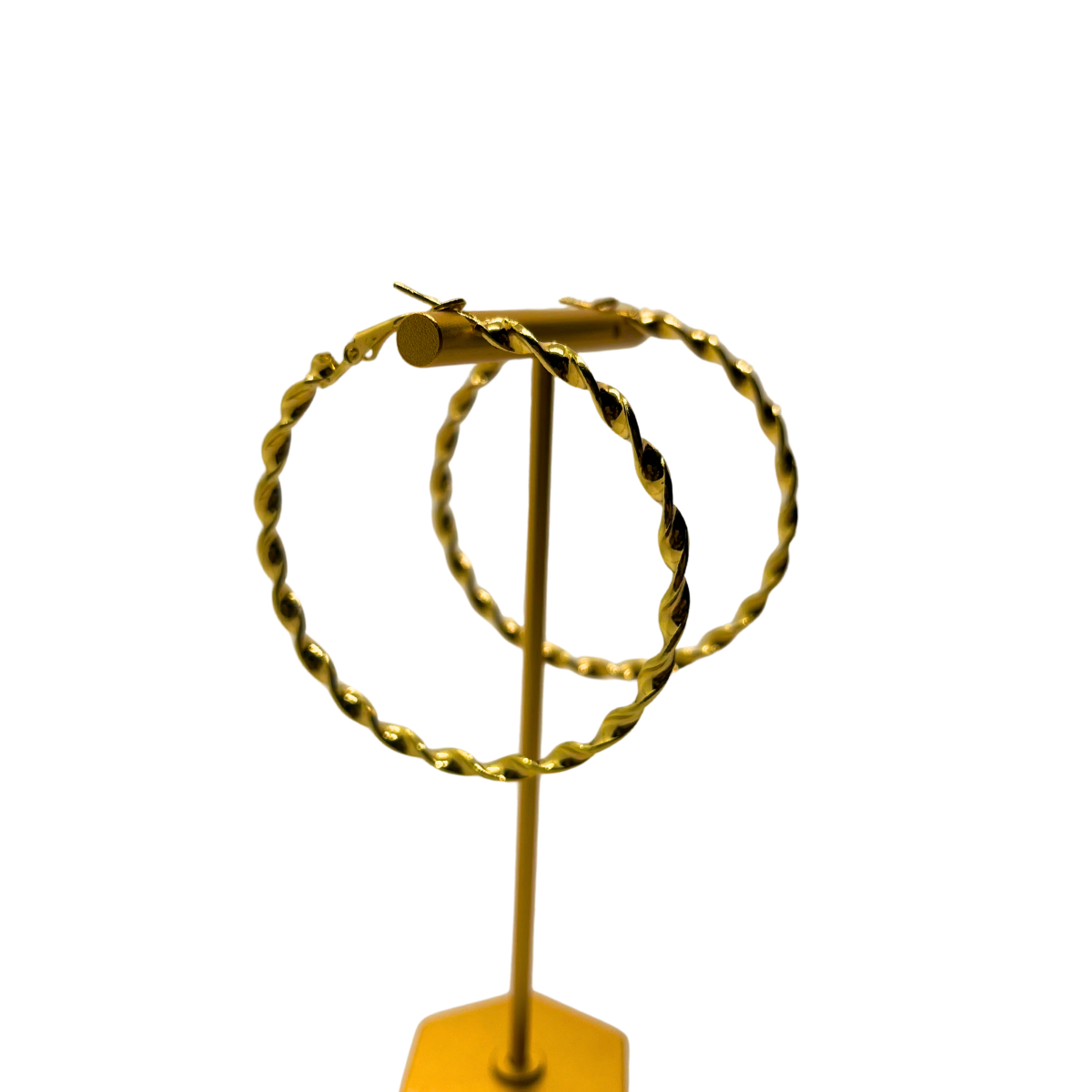 Golden Helix Hoops