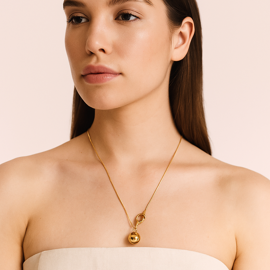 Gold Lockdown Pendant