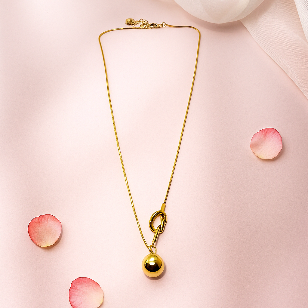 Gold Lockdown Pendant