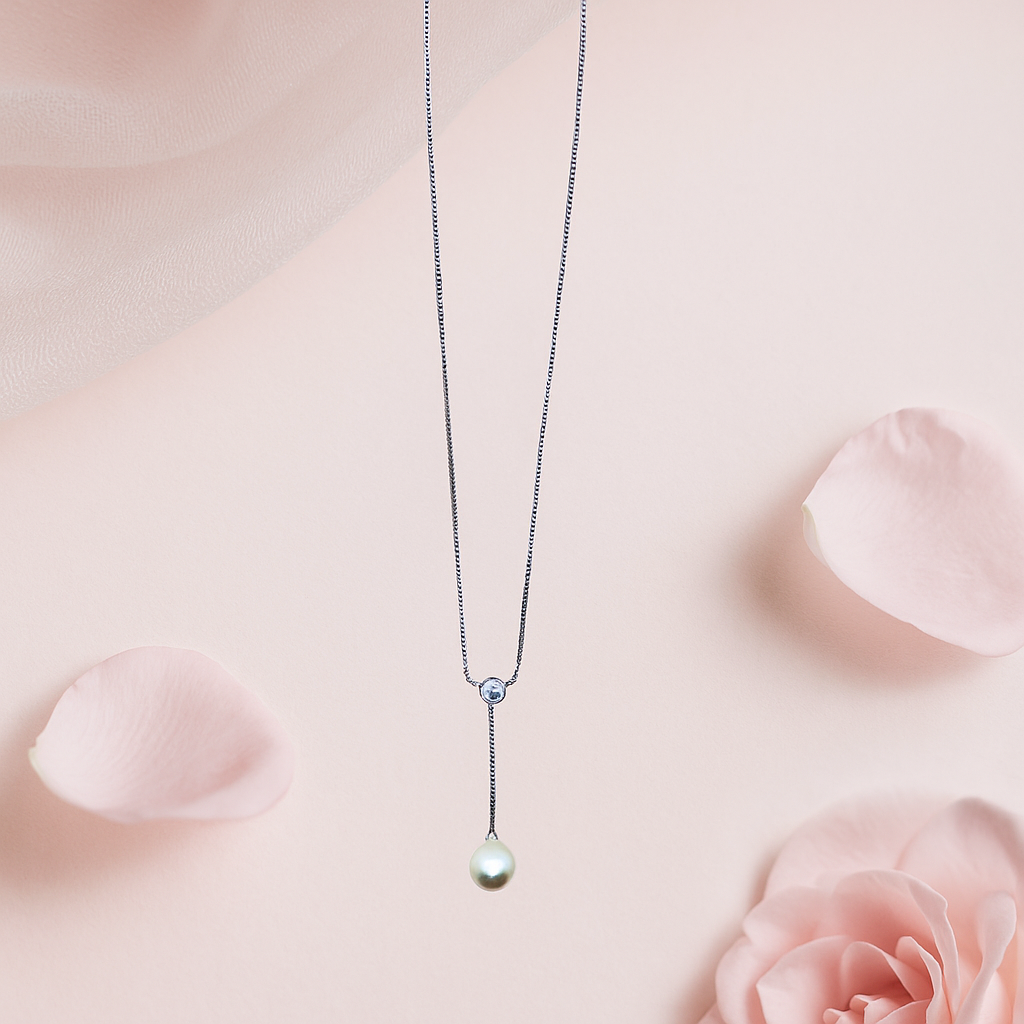 Moonlight Lariat Necklace