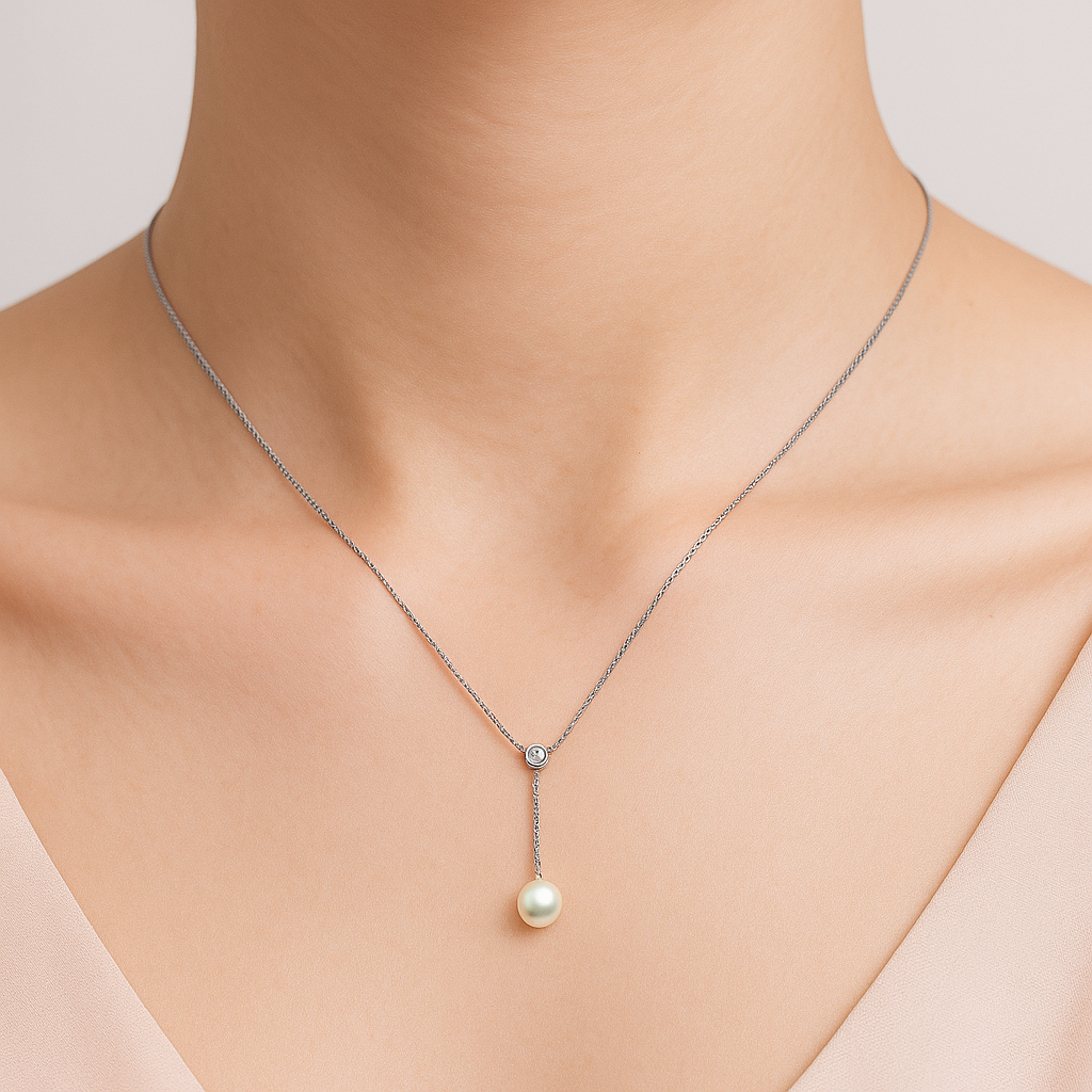 Moonlight Lariat Necklace