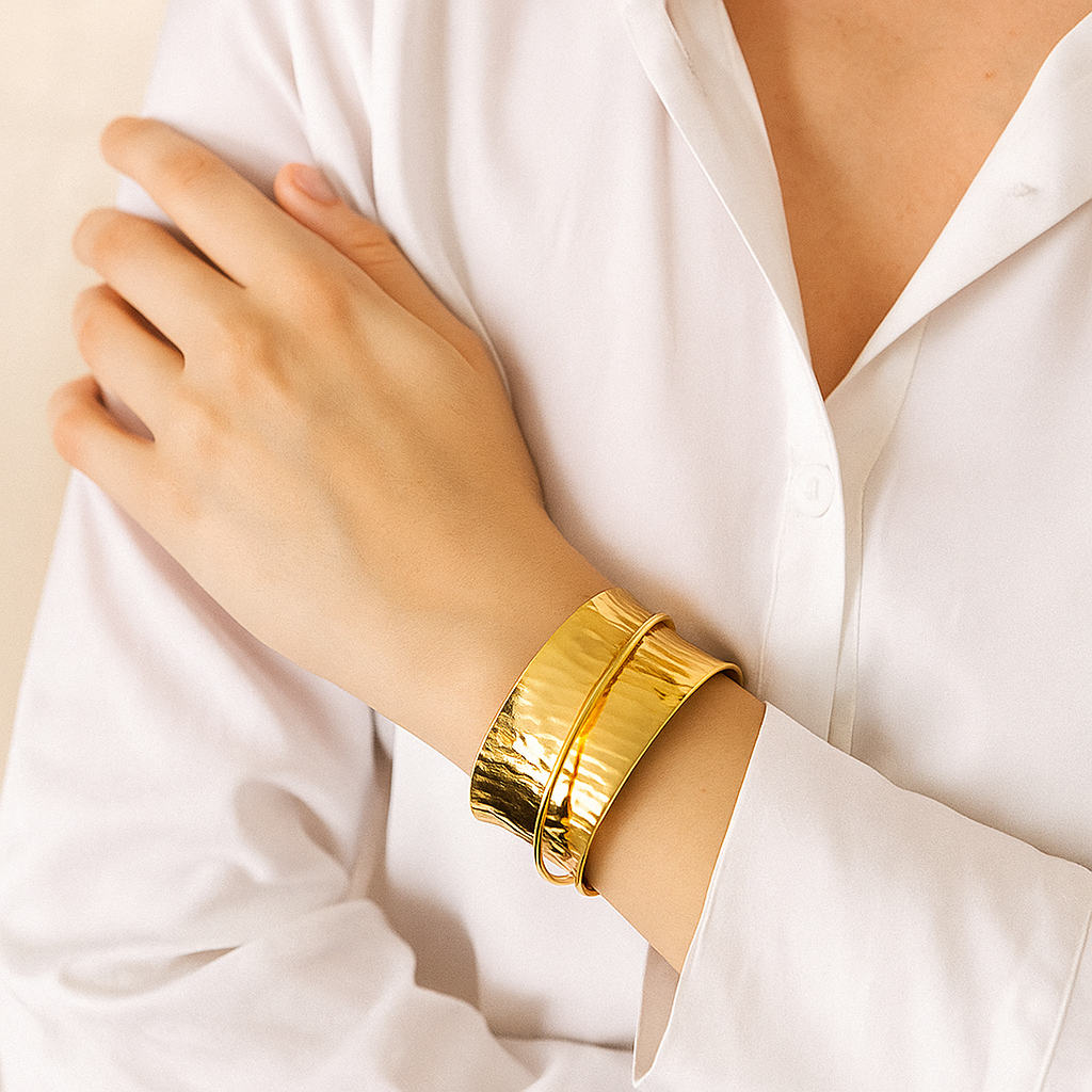 Golden Serpent Bracelet