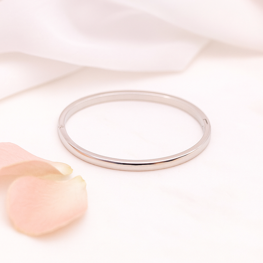 Minimalist Muse Silver Bracelet