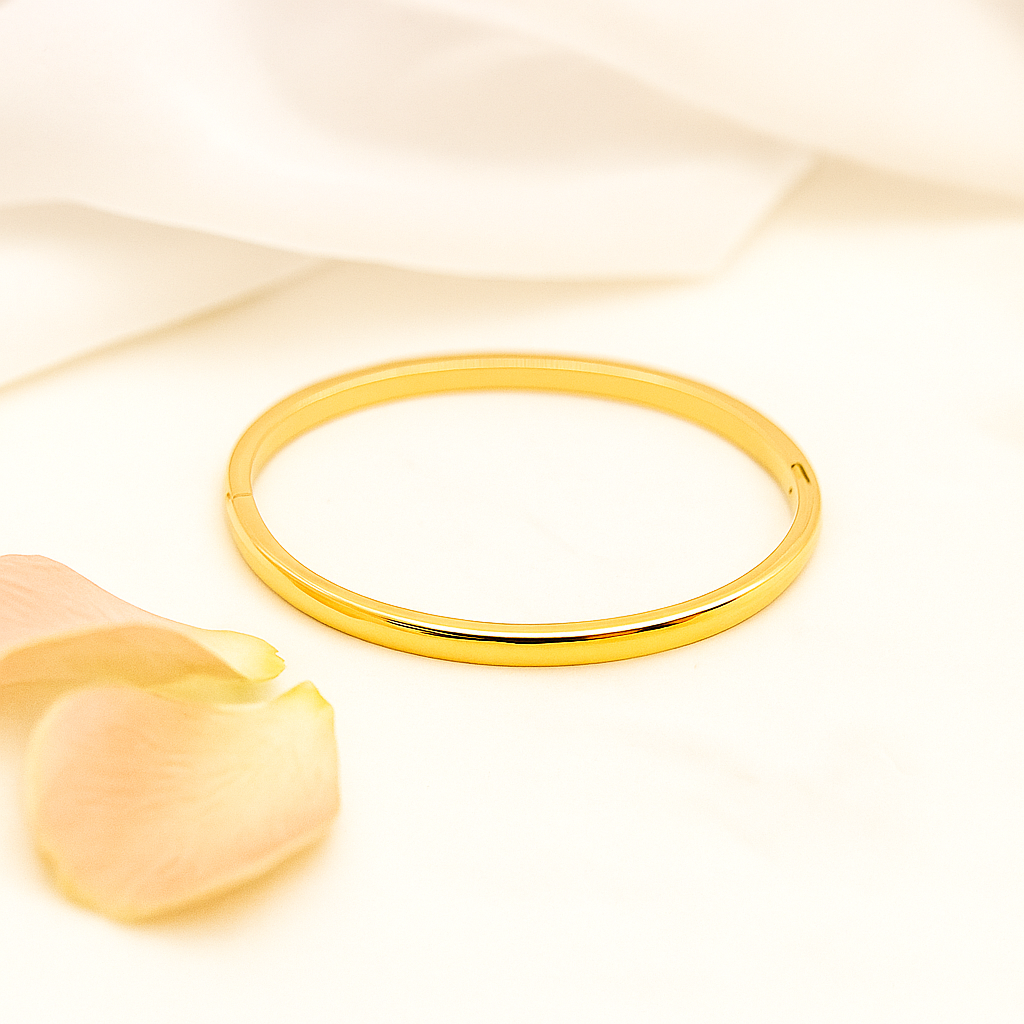 Golden Glow Minimalist Bracelet
