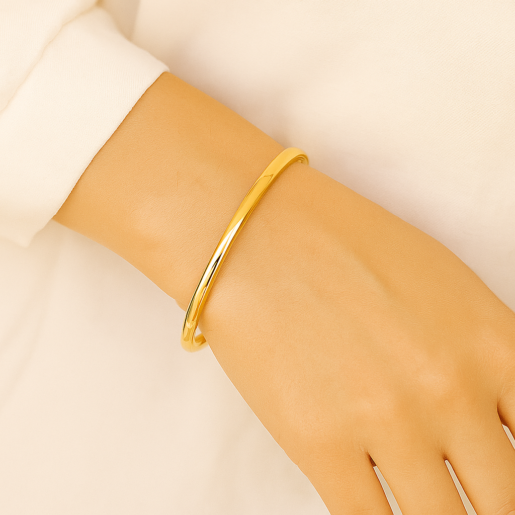 Golden Glow Minimalist Bracelet
