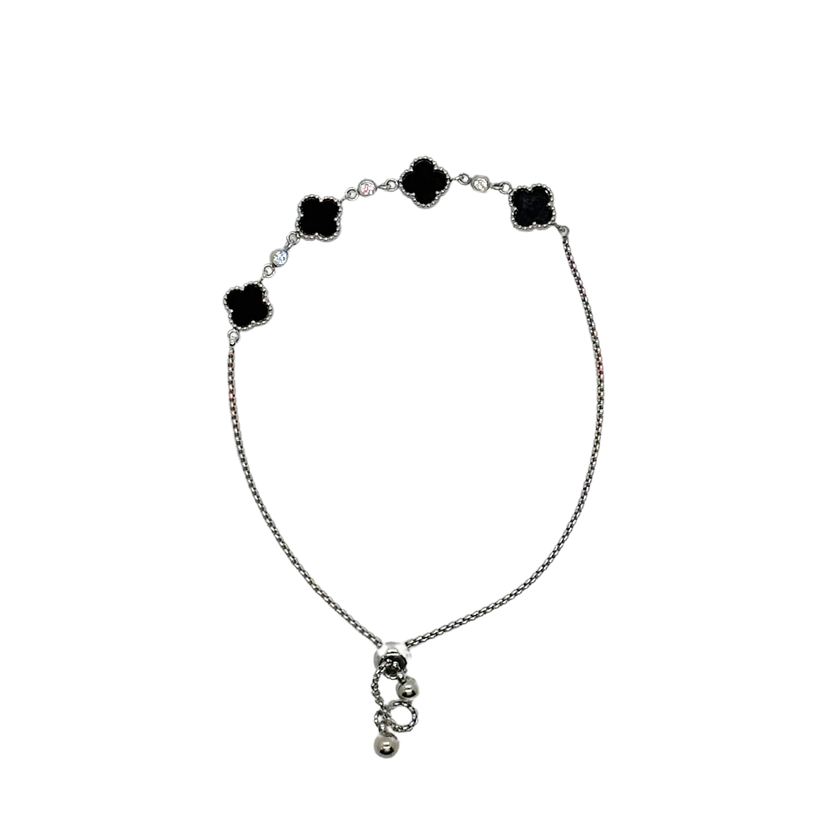 Midnight Clover Bracelet