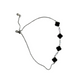 Midnight Clover Bracelet
