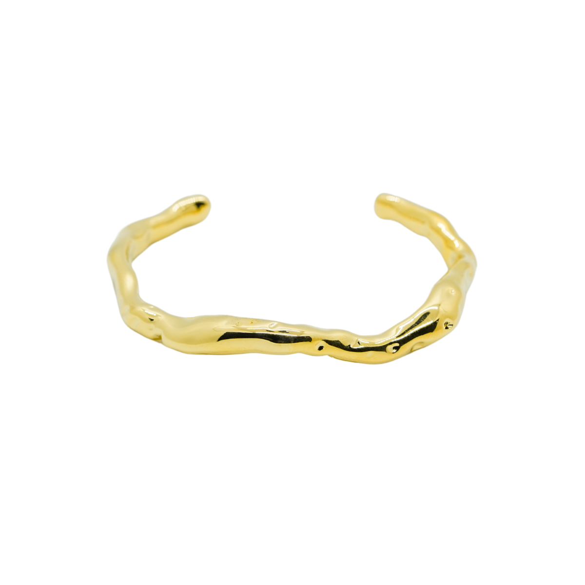 Molten Gold Cuff Bracelet