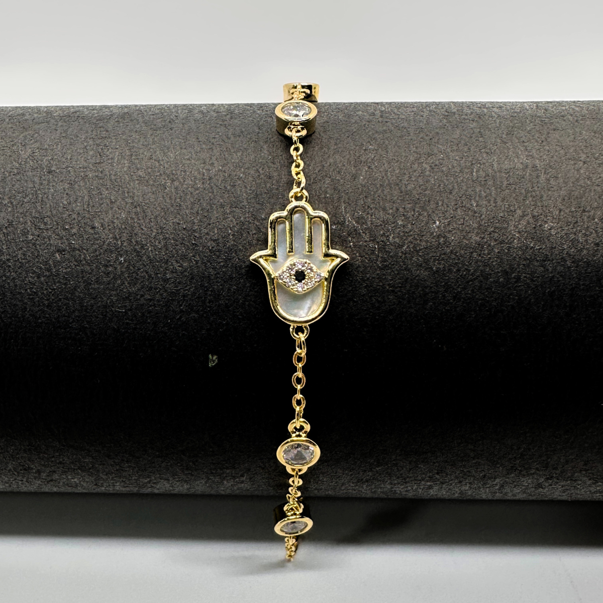 Good Vibes Only Hamsa Bracelet