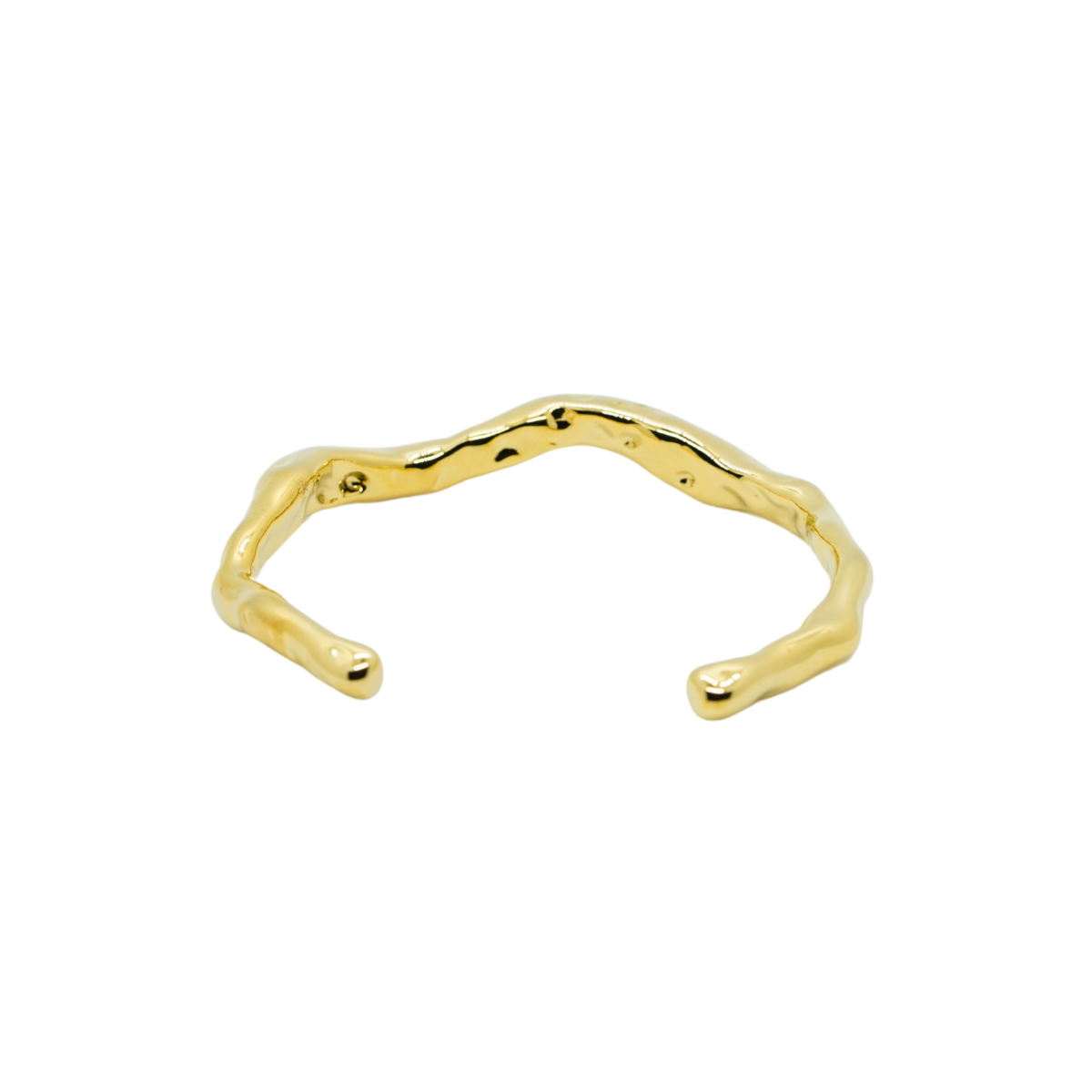 Molten Gold Cuff Bracelet