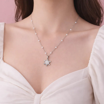 Crystal Snowflake Necklace