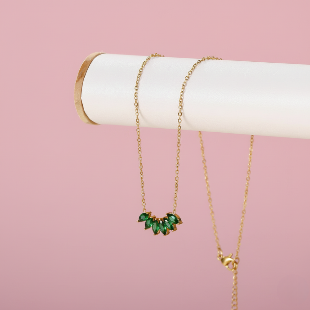 Emerald Marquise Necklace