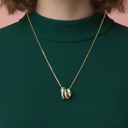 Gilded Snake Necklace