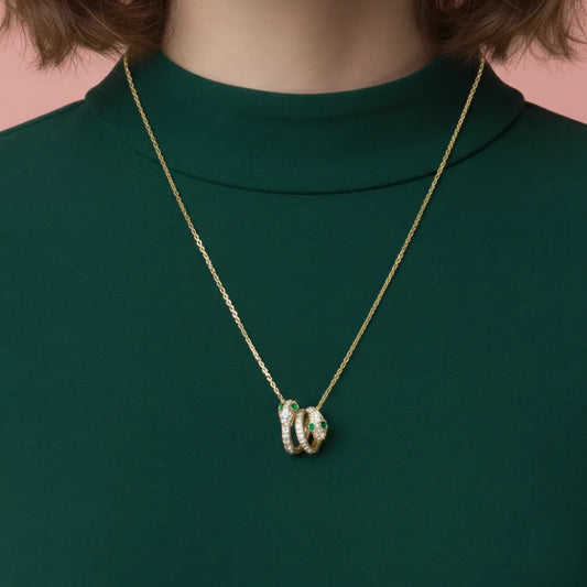 Gilded Snake Necklace