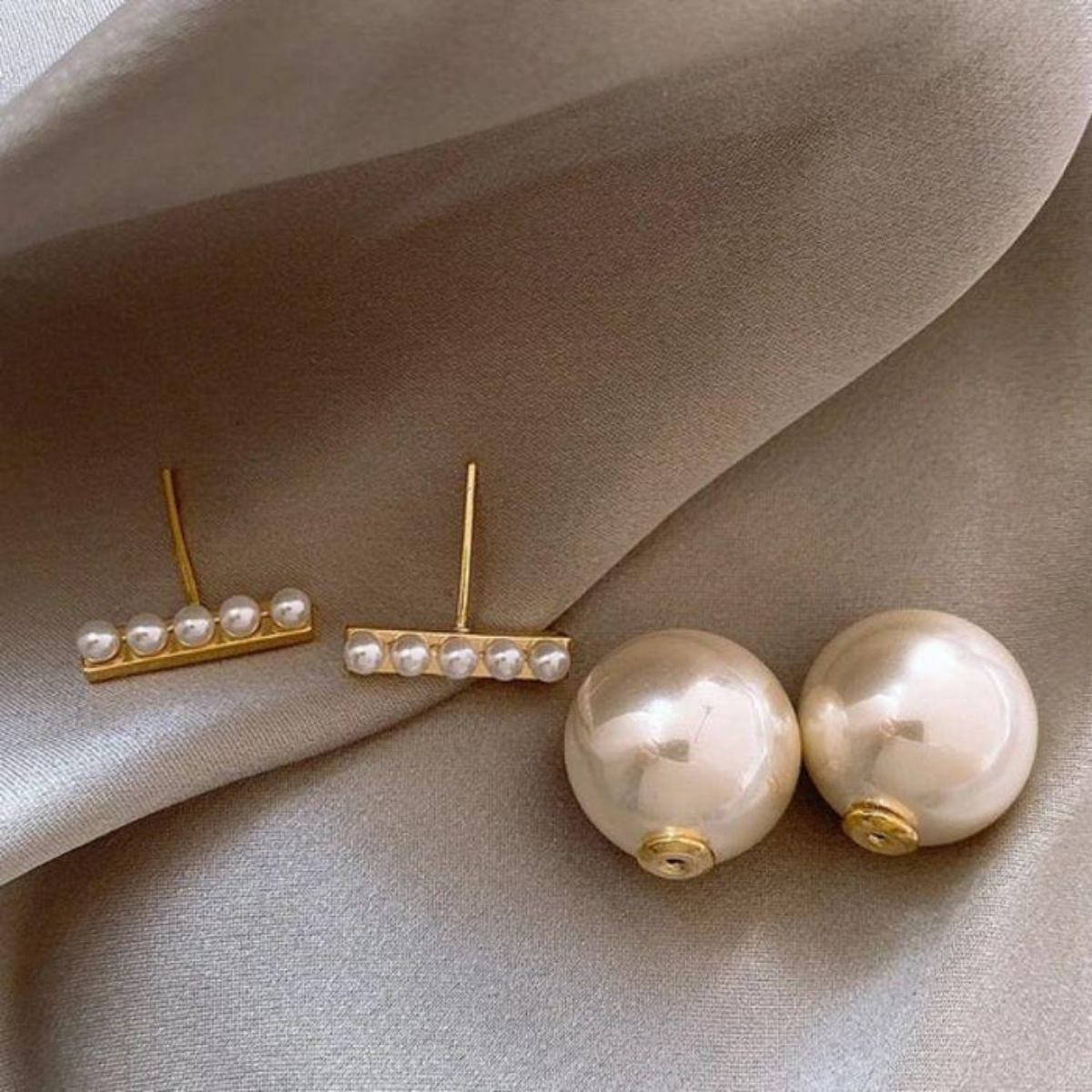 Pearl Pop Duo Studs