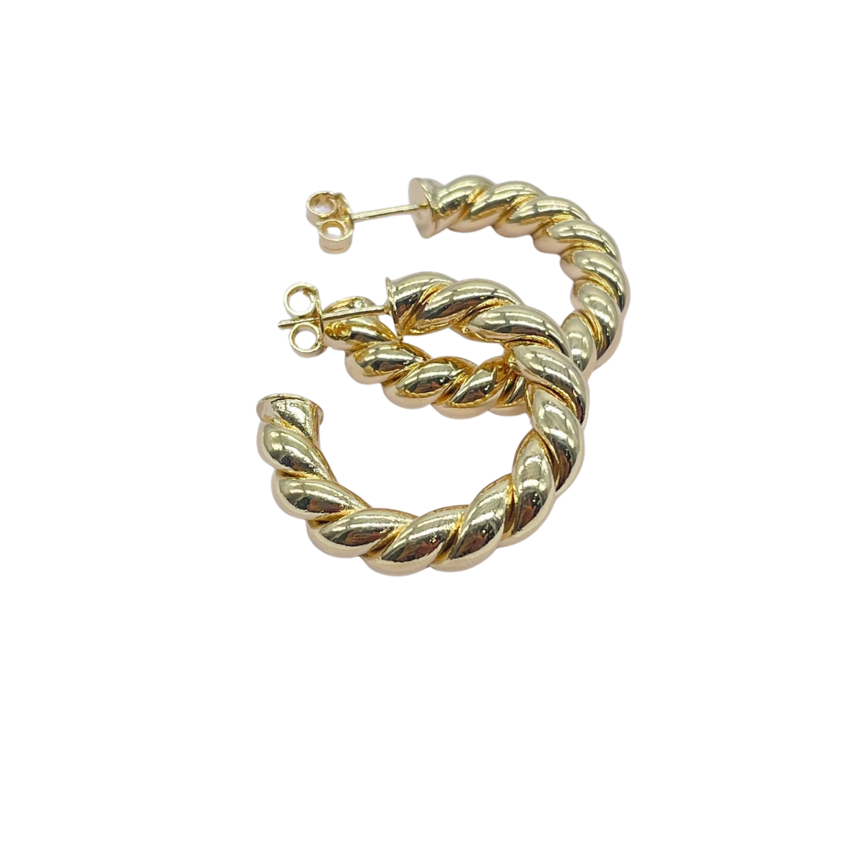 Golden Twisties Hoops