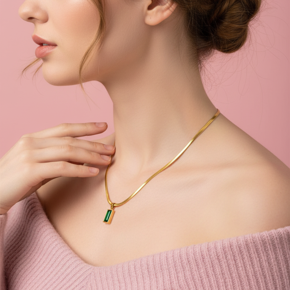 Green Stone Necklace