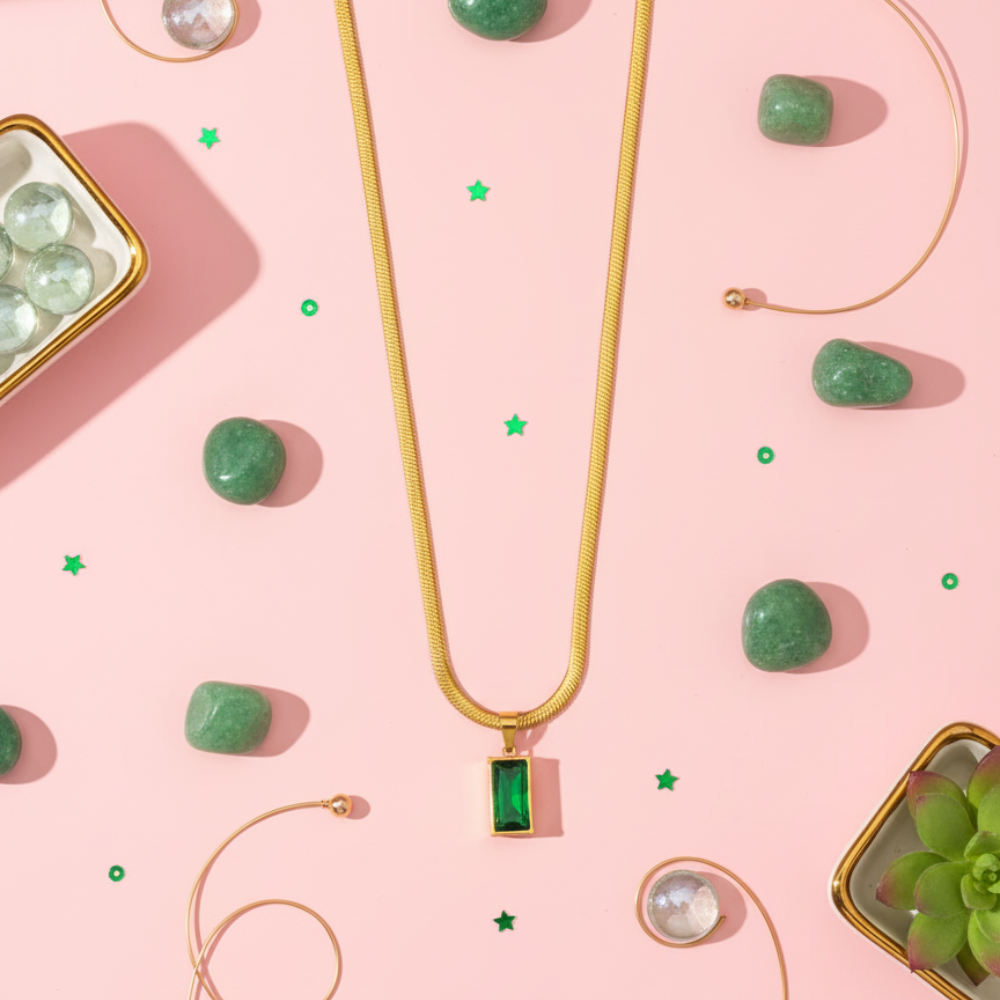 Green Stone Necklace