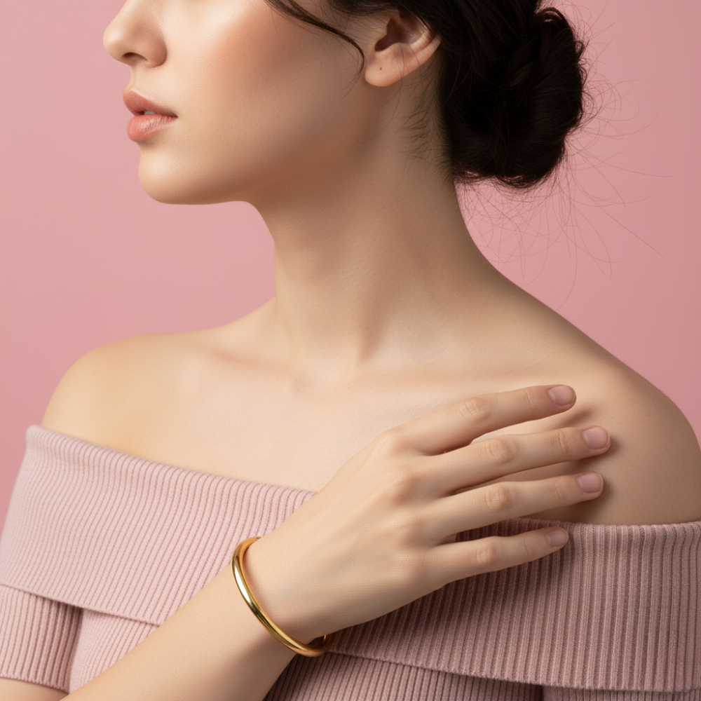 Classic Gold Cuff Bracelet