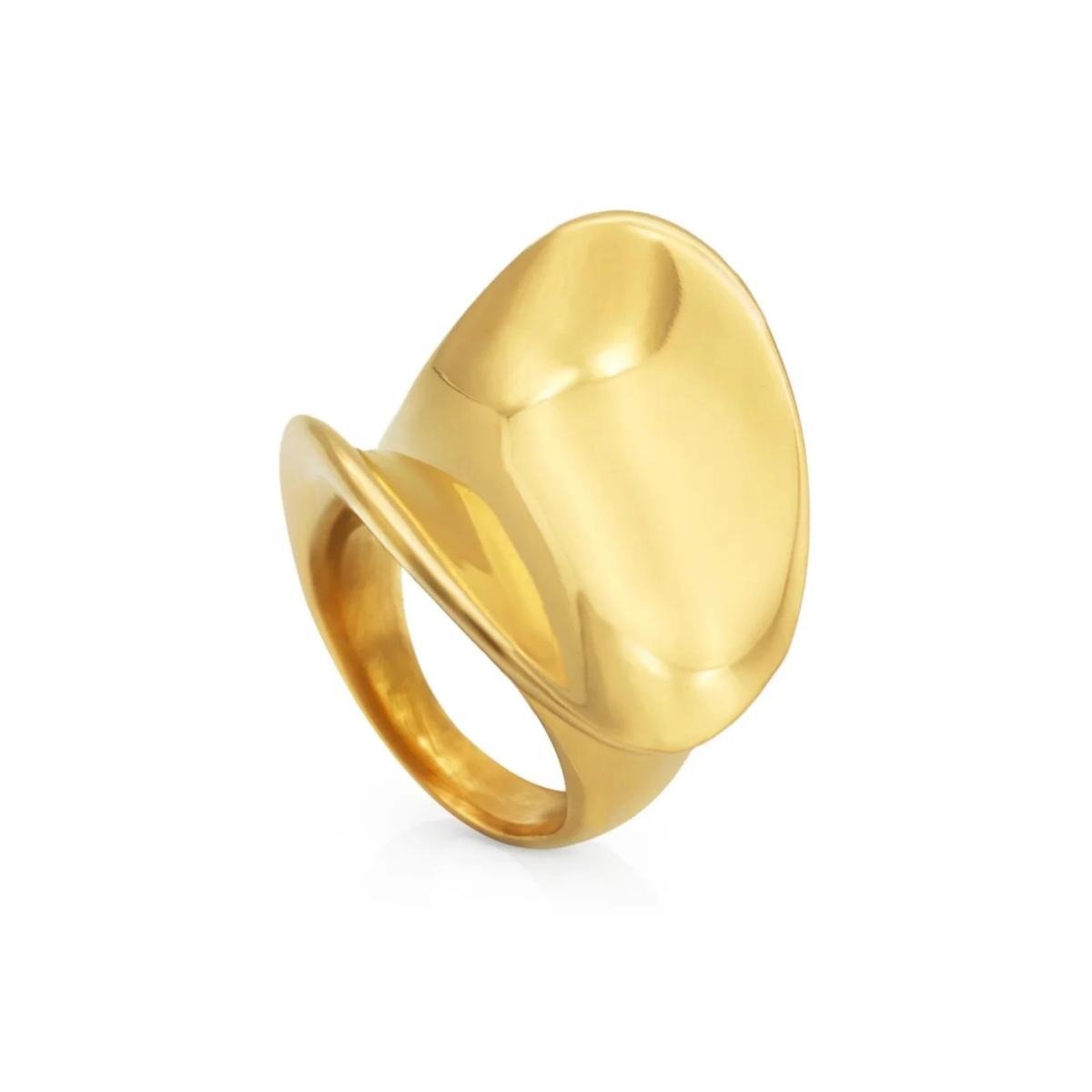 Golden Mirage Dome Ring