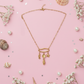 Golden Arch Drops Necklace