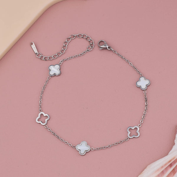 Clover Chain Anklet
