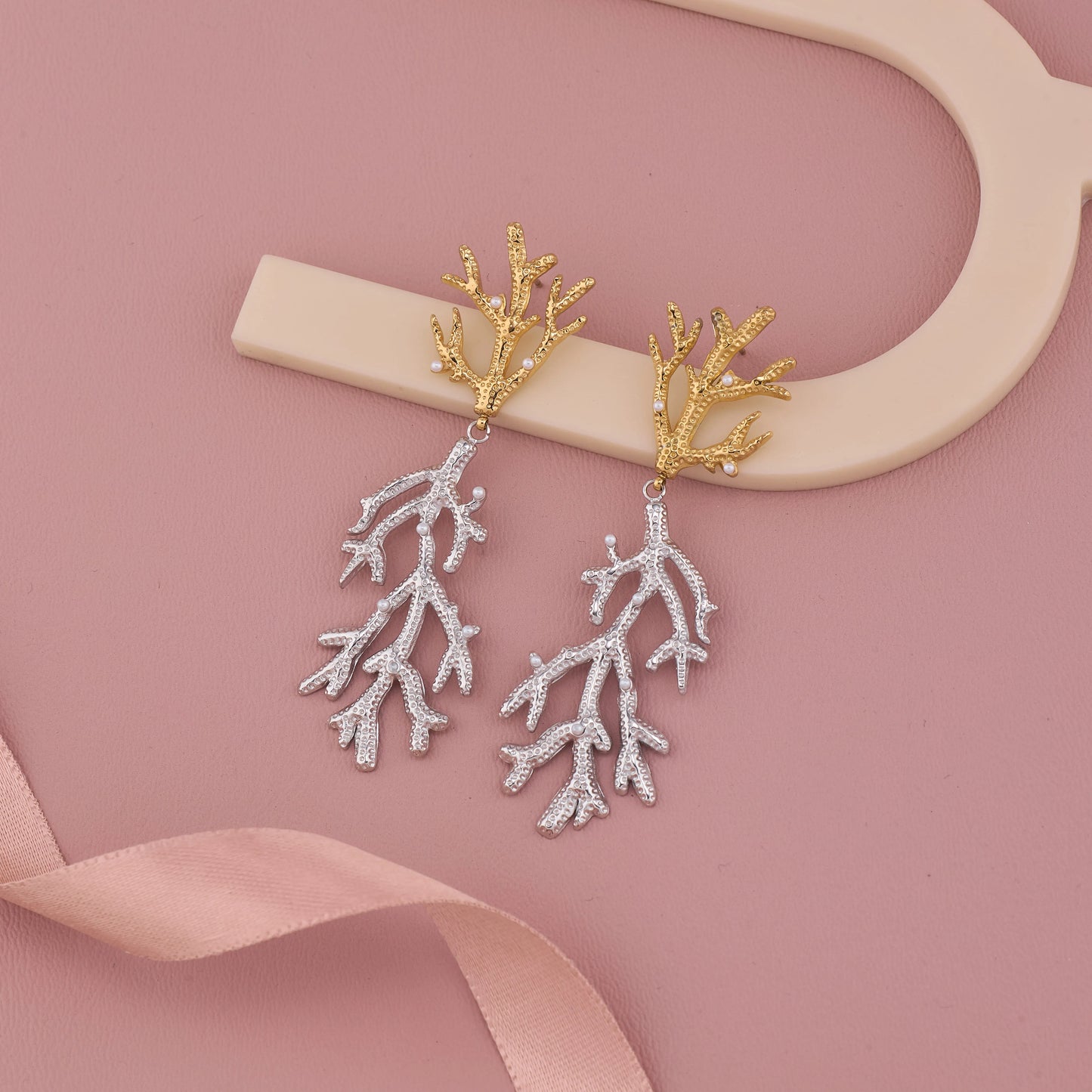 Coral Branch Earrings