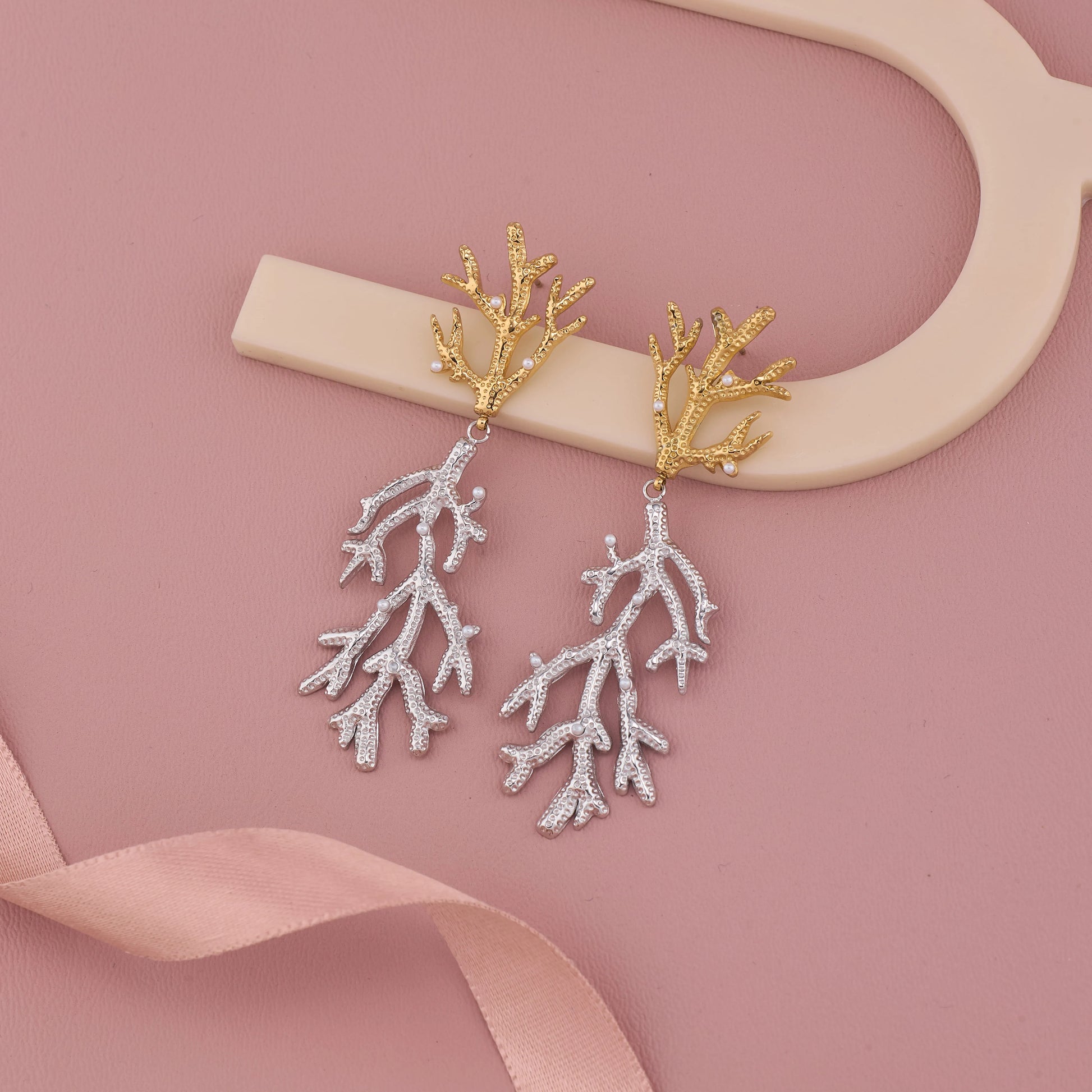 Coral Branch Earrings