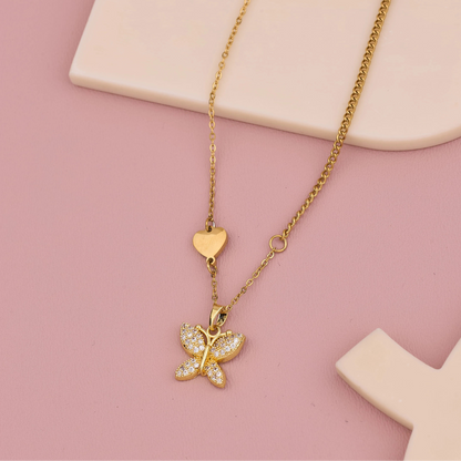 Crystal Flower Necklace