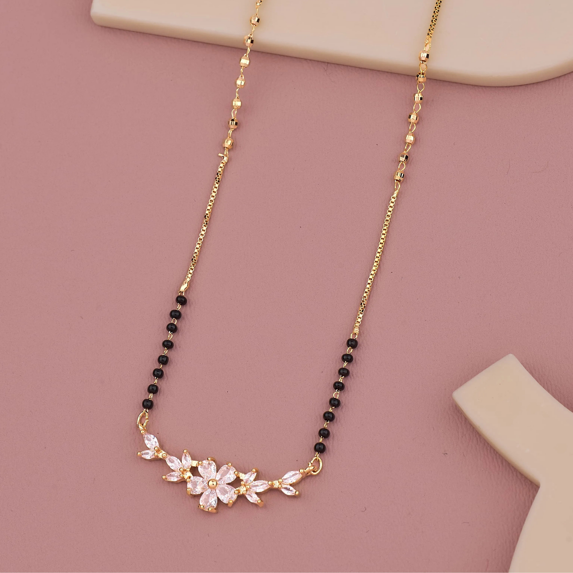 Fleuris Rose Mangalsutra