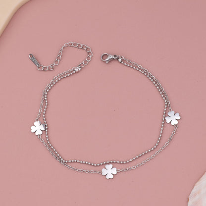 Floral Chain Anklet
