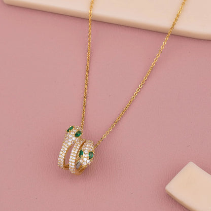 Gilded Snake Necklace