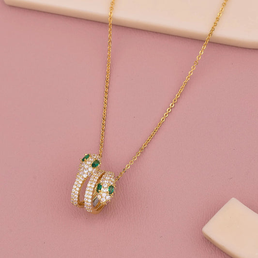 Gilded Snake Necklace