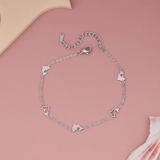 Dolphin Drift Anklet