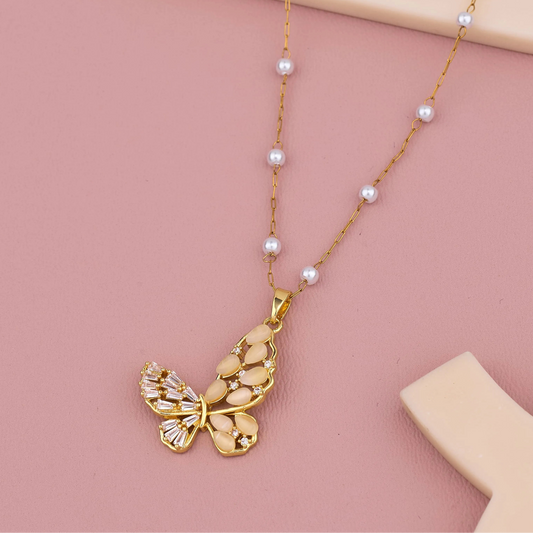 Whisperfly Golden Pendant