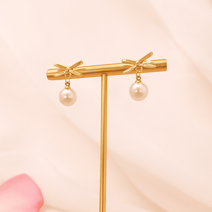 Amber Dragonfly Earrings for Women Anti Tarnish Jewellery