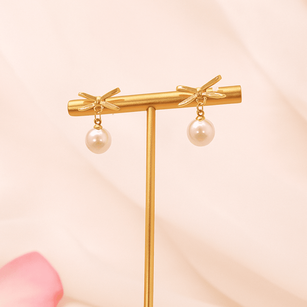 Amber Dragonfly Earrings for Women Anti Tarnish Jewellery