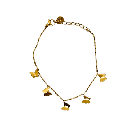 Butterfly Kisses Charm Bracelet