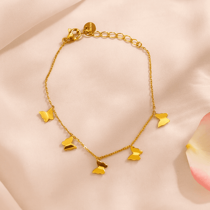 Butterfly Kisses Charm Bracelet for Women Anti Tarnish Jewellery