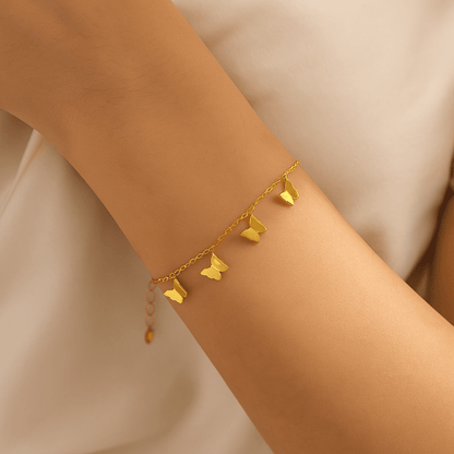 Butterfly Kisses Charm Bracelet