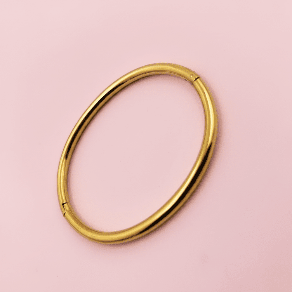 Anti-Tarnish Classic Gold Cuff Bracelet for Women