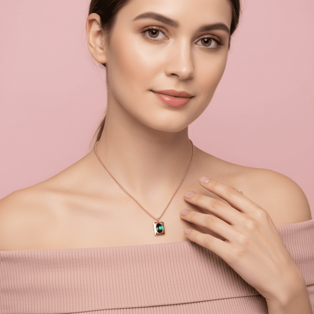 Emerald Green Stone Necklace